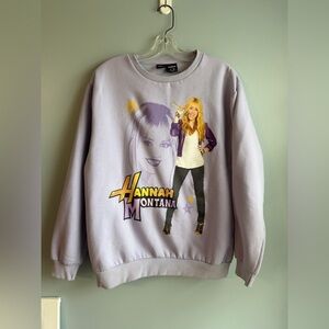Disney Hannah Montana Graphic Crewneck Sweatshirt